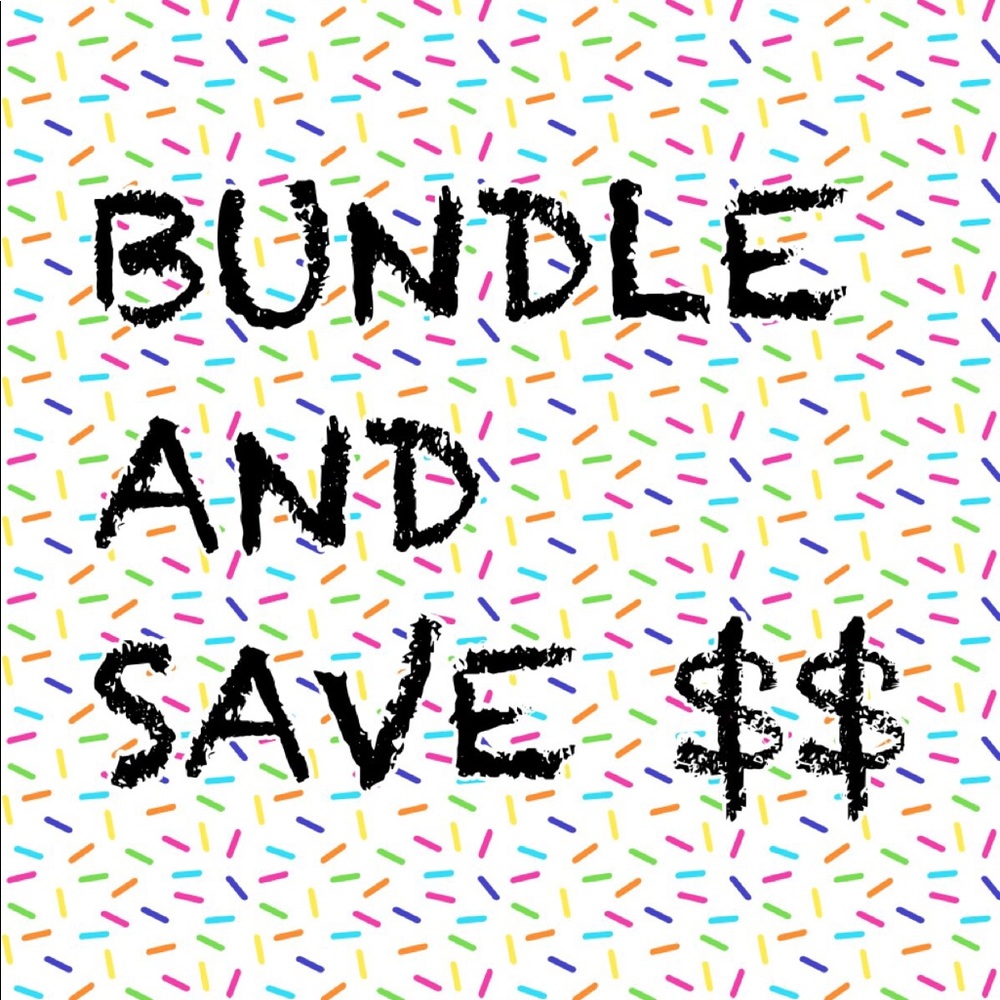 BUNDLE AND SAVE 15% off bundle of 4 or more items